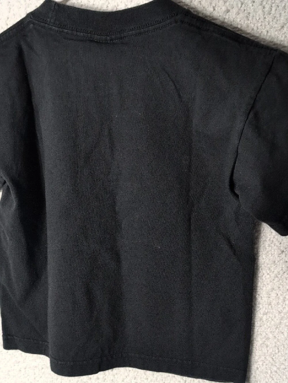 Vtg Denver Broncos Kids Black Graphic Tee Medium